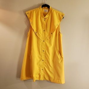 Cheery Yellow Raincoat Dress